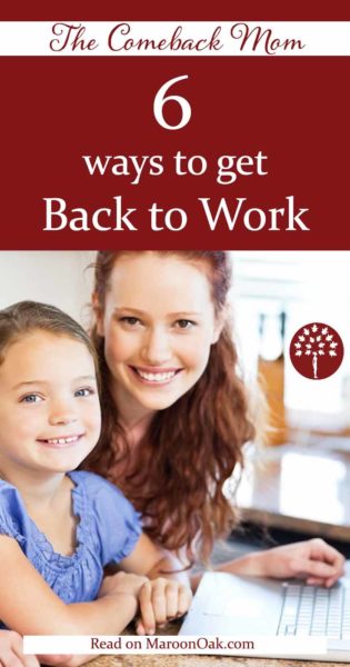 Finding your way back to the workplace may seem like a challenge, but it's doable. Absolutely.