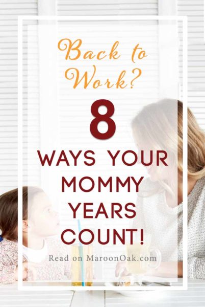 Moms, maybe your experience does not seem directly relevant to the work environment, but there’s plenty that you might have done that’s worth cashing on!