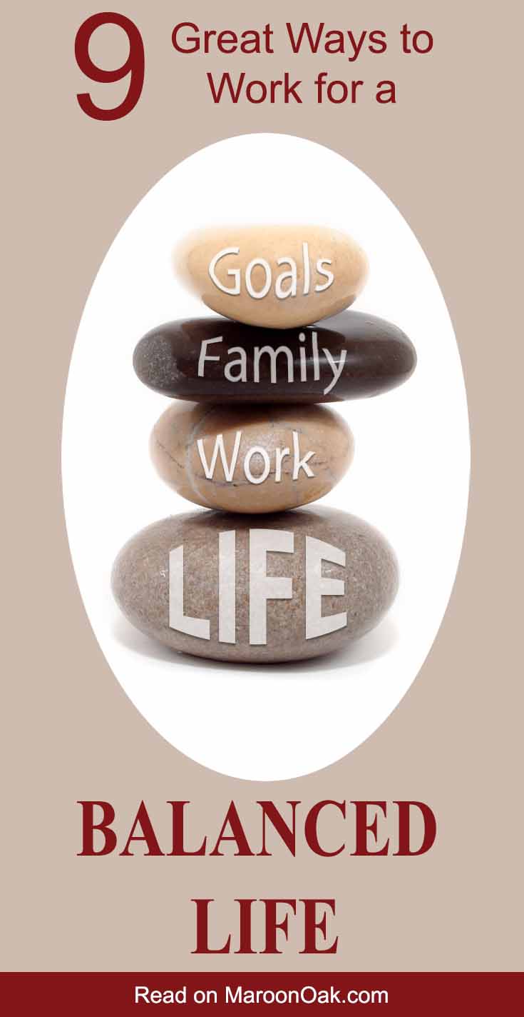 Finding work life balance seems is daunting, more so for moms. But the trick is to use these 9 tips, and manage success by working for a balanced life.