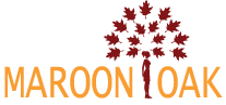 Maroon Oak full logo