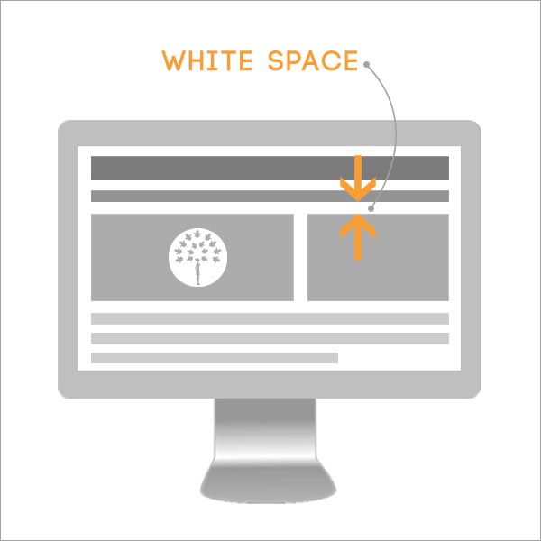 White space is breathing space