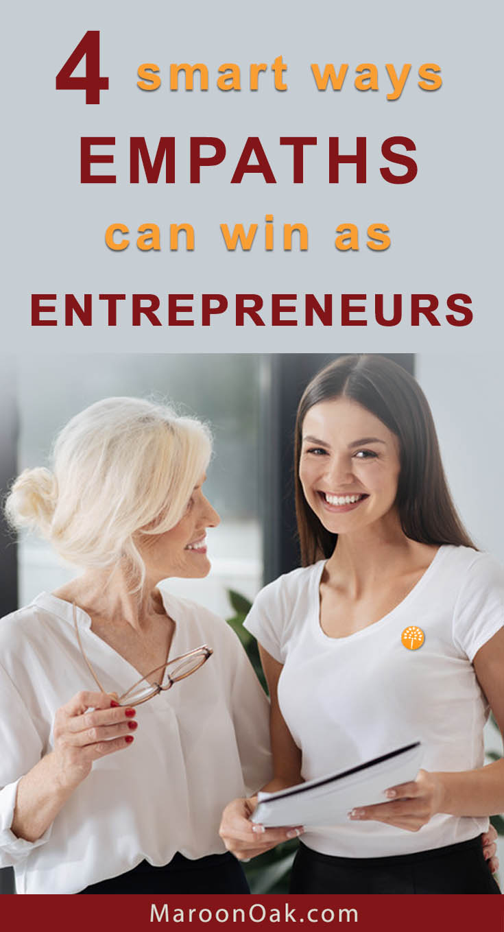 Win at business with 'empathy.'  If you're a highly sensitive person who absorbs the energy around them, you'll make an excellent business dreamer. Get these great tools for empaths in entrepreneurship that help you stay focused and score. Plus, a self assessment to get to know yourself and your working style better.