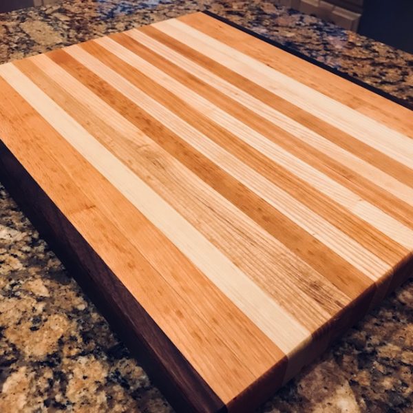 Creatively Rethink Skills and Career. A chopping board made in a woodworking class!