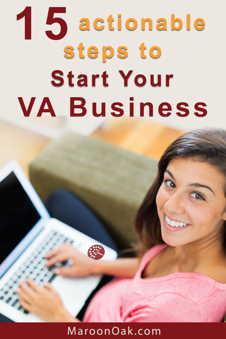 If you're looking for flexibility & online work, become a virtual professional. Learn the top 15 actionable steps to start your Virtual Assistant business.