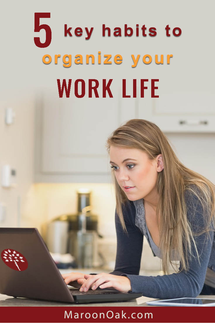 When we are organized, our work does better. But it’s not only our actions that make the difference. Try these 5 simple habits for an organized work life.