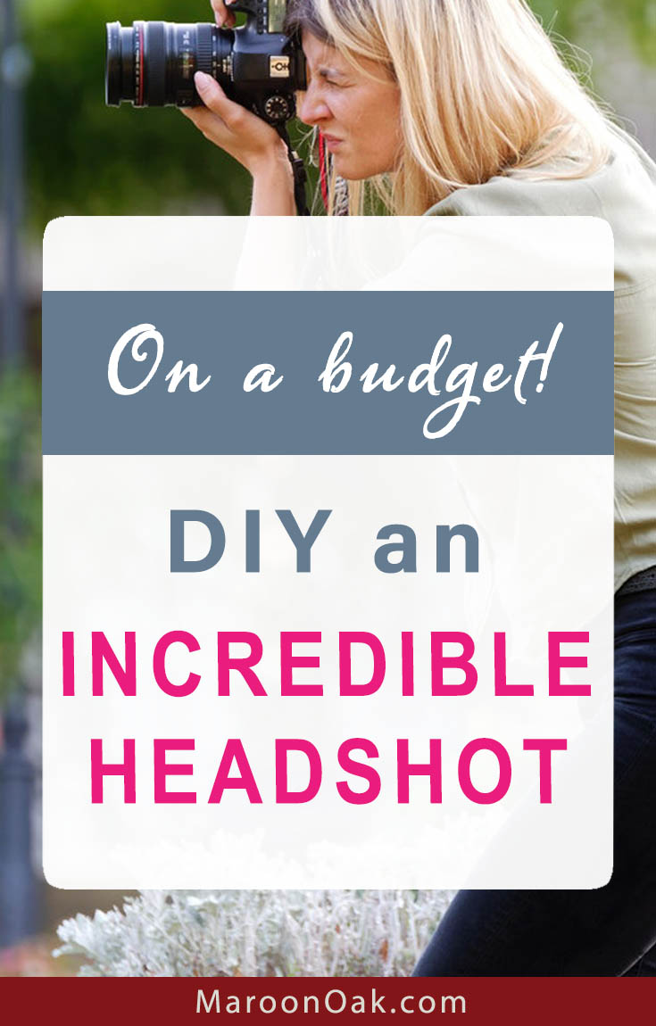When the bottomline doesn’t allow the expense of hiring a professional photographer to take a great headshot, DIY instead with these 7 tips!