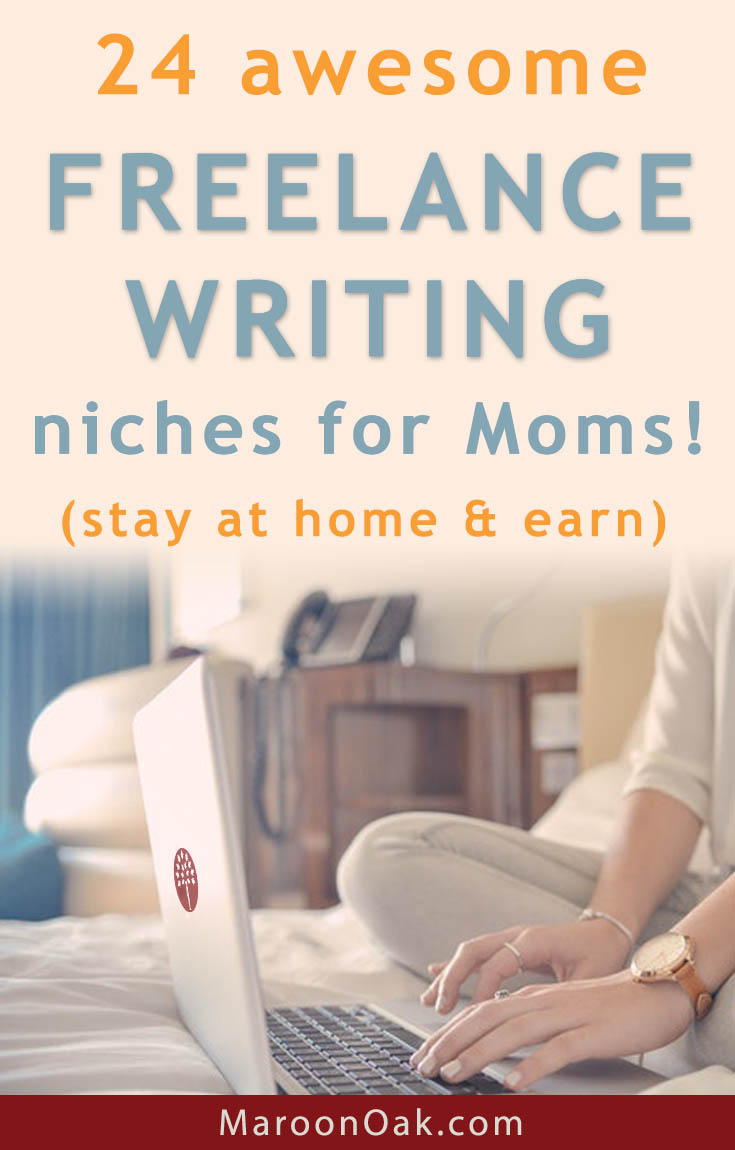Writers have a lot of niche job options to choose from to stay at home and earn. Check out these 24 types of online freelance writing jobs & opportunities.