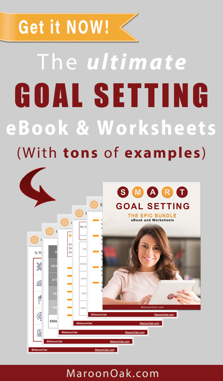 Are you setting goals but struggling with them? Need help in breaking them down or examples to guide you? Try this Ultimate Goal Setting Handbook. This eBook has everything you need to accomplish what's on your list. Get SMART Goals Templates, Worksheets and tons of Examples for your business and work! Don't miss this Epic Bundle! #goalsquotes #goalplanning #goalsetting