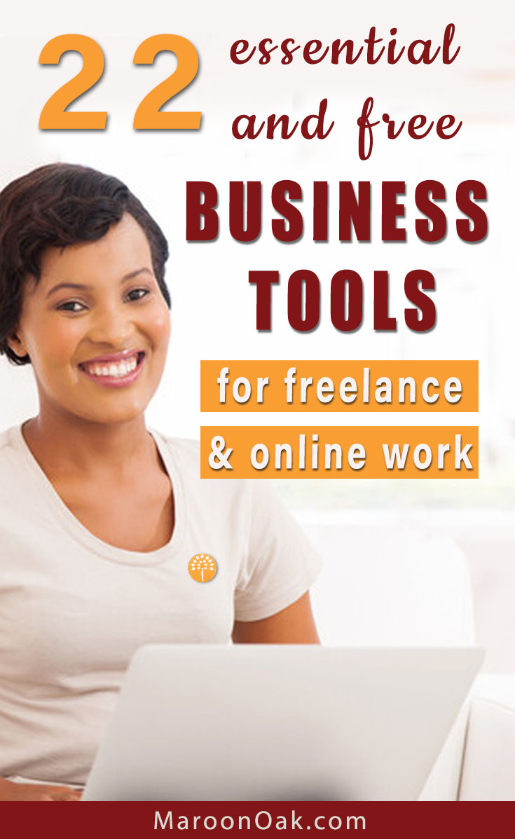 We all need to work and communicate online. When you're working for many clients or employers, use the 22 free business tools for freelance and online work
