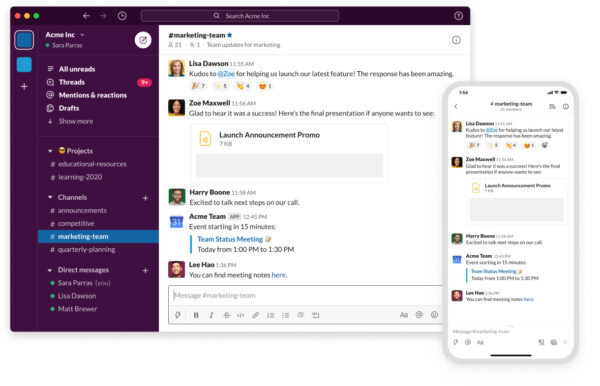 Slack - free business tools for freelance and online work