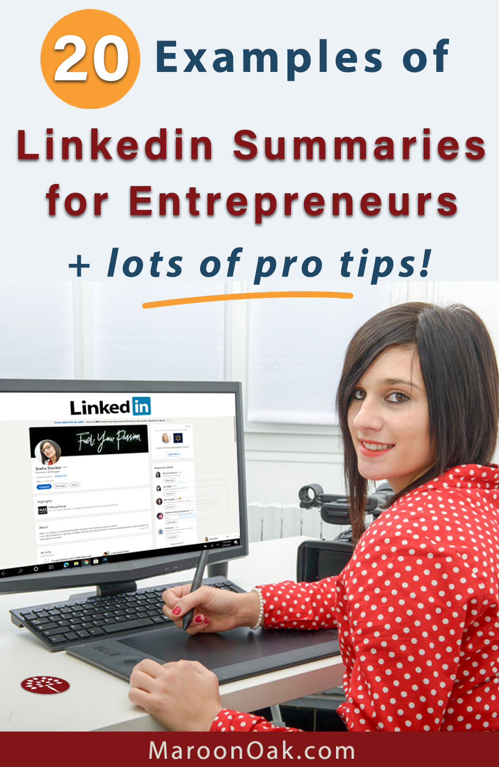 Create a strong LinkedIn Profile, starting with info About you. Explore the top tips and 20+ compelling LinkedIn Summary Examples for Entrepreneurs.
