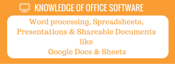 Maroon Oak Infographic -Details on knowledge of Office software
