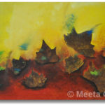 Colorful Autumn-Mixed Media Painting