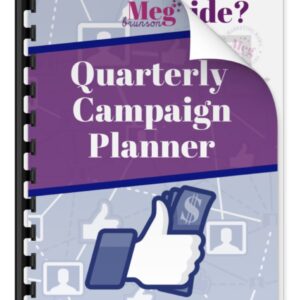Quarterly campaign planner for FB ads - business tools and freebies