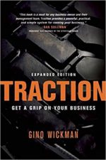 Traction by Gino Wickman - top business books for savvy entrepreneurs. Maroon Oak