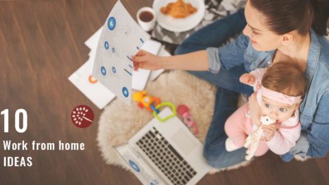 Great ideas and resources on 10 legit ways to earn money and be a stay at home Mom.