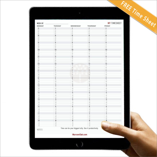 Day Planner Timesheet - Business Tools and Freebies for Productivity
