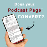 Winning Podcast Page Template - Business Tools and Freebie